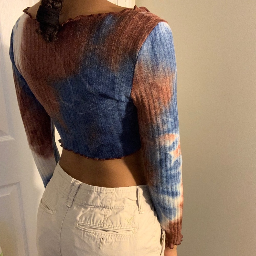 colorful crop top
